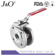 Wafer Type Ball Valve with Direct Mounting Pad ASME 150lbs